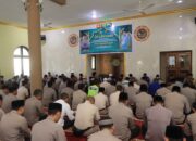 Polres Loteng Gelar Binrohtal dan Doa Bersama Untuk Pilkada Damai