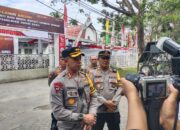 Polres Loteng Siagakan 160 Personel Amankan Pendaftaran Paslon Bupati/Wakil Bupati di KPU.