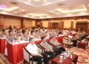 Kapolres Loteng Hadiri Rapat Lintas Sektoral Jelang Pilkada Serentak 2024.