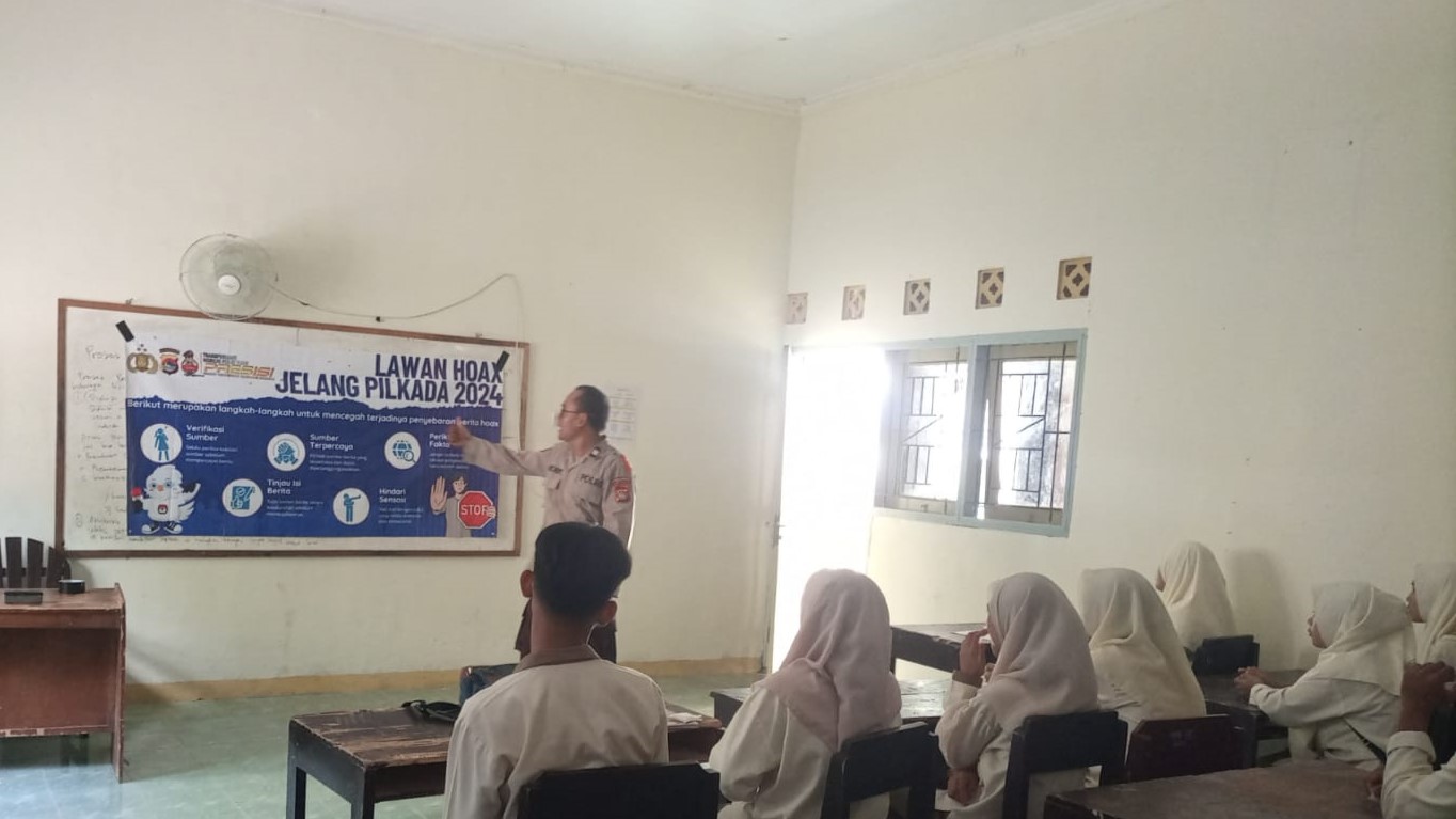 Generasi Muda Jadi Target, Polres Lombok Barat Gencarkan Sosialisasi Anti Hoax