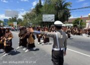 Keamanan & Kelancaran Lalu Lintas: Prioritas Polsek Kediri di Depan Ponpes