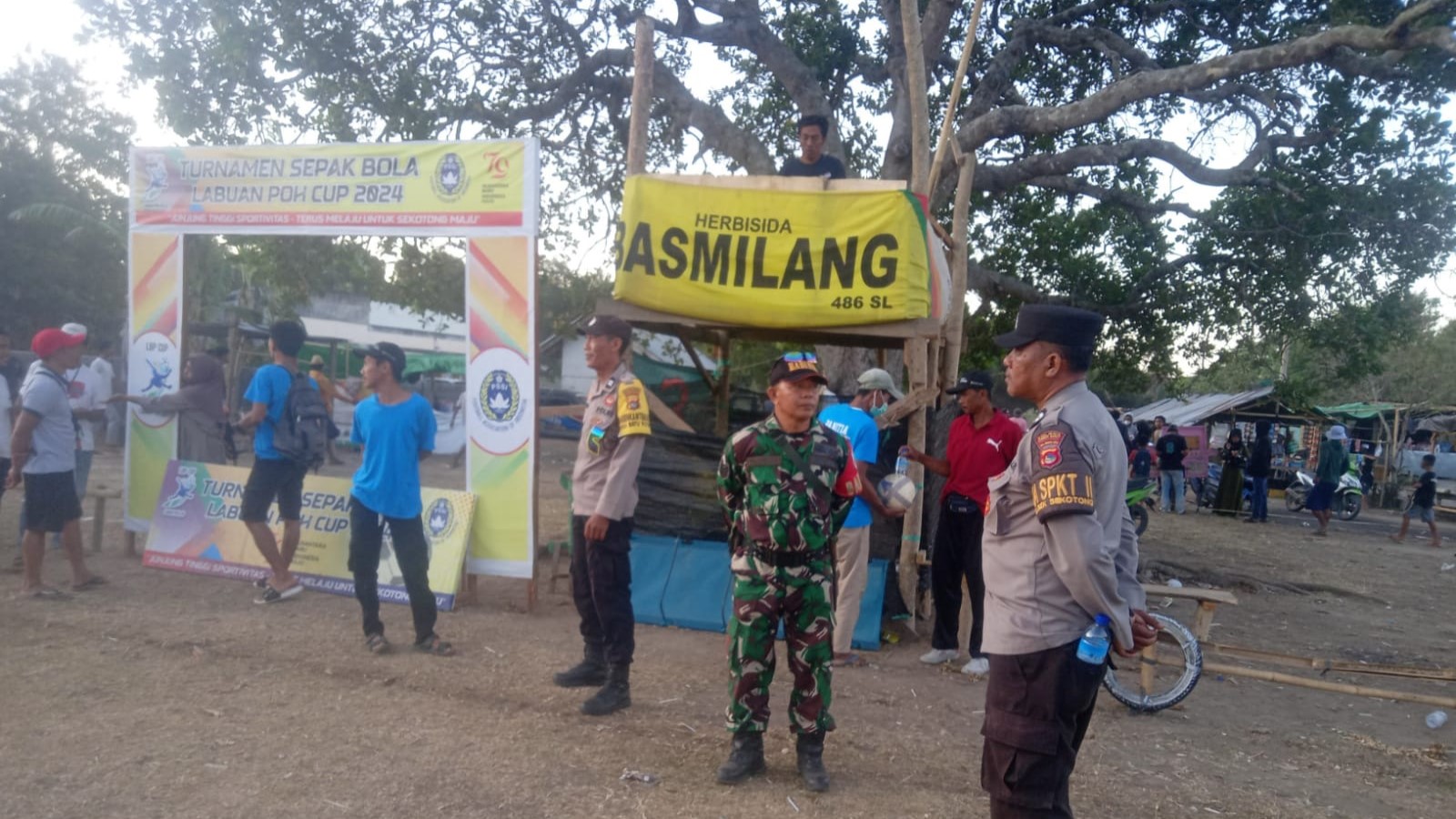 Polsek Sekotong Amankan Labuhan Poh Cup 2024