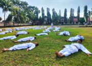 Syarat Mutlak UKP: Polres Lombok Barat Gelar Latihan Beladiri