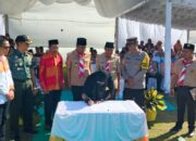 Kasat Binmas Polres Dompu Hadiri Apel Siaga Pramuka Ikhlas di Lapangan Bola Kandai II