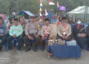 Anggota sektor Kempo yakni Unit Intelkam sektor Kempo Lakukan Monitoring Kegiatan Pembukaan Kemah Akbar Gerakan Pramuka Tingkat Kwartir Kecamatan Kempo tahun 2024