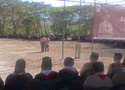 POLSEK WOJA HADIRI PERINGATAN HUT PRAMUKA KE-63 TINGKAT KABUPATEN DOMPU DIPIMPIN WAKIL BUPATI