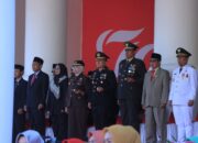 Kapolres Sumbawa Barat Hadiri Kemeriahan Upacara HUT Kemerdekaan RI ke-79 di Graha Fitrah