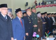 Kapolres Sumbawa Barat hadiri pengucapan Sumpah/ janji anggota DPRD Kab. Sumbawa Barat pereode 2024 – 2029