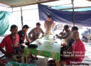 Patroli Rutin Polsek Kawasan Pelabuhan Laut Bima di Area Pelabuhan Laut Bima