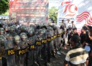 Polres Dompu Gelar Simulasi Sispam Kota untuk Pengamanan Pilkada 2024