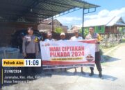 Sambangi Tokoh, Personel Polsek Alas Ajak Ciptakan Pilkada Damai