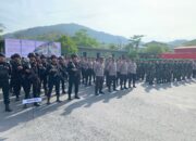 234 Personel Polres Sumbawa Barat Terlibat dalam Pengamanan VVIP Kunjungan Presiden ke PT. Amman