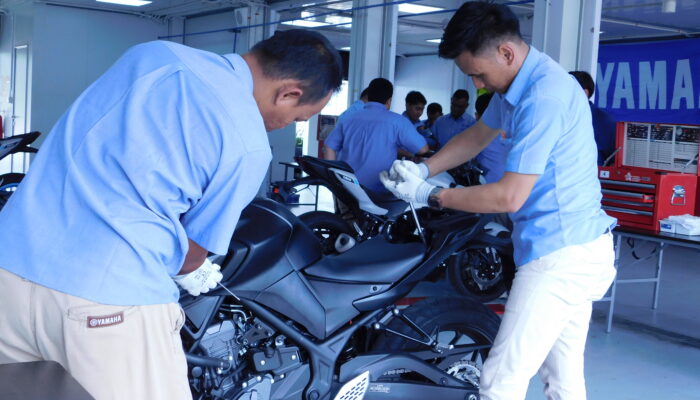 Yamaha Indonesia Motor Manufacturing Perkenalkan Produk Terbaru di Sirkuit Mandalika