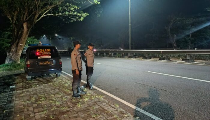 Antisipasi Kejahatan, Polsek Kuripan Sisir Jalan Bypass Bil I
