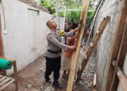 Anggota Polres Wonosobo Renovasi 3 Warga Tak Layak Huni di Desa Wonosobo