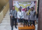 Berantas Miras Penjual Diberikan Teguran Keras Puluhan Botol Miras Diamankan Oleh Polsek Monta