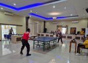 Sportivitas Warnai Final Tenis Meja HUT Bhayangkara di Lombok Barat