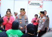 Tinjau Booth Pelayanan Kesehatan Gratis, Kapolri Tegaskan Komitmen Pelayanan Maksimal