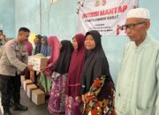 Peduli Lansia, Polres Lobar Gelar Aksi Sosial di Kecamatan Kediri