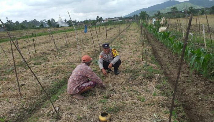 Polsek Kuripan Dorong Inisiatif Pangan Lokal Lewat Sosialisasi ke Warga Desa Jagaraga