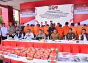 Jelang HUT Bhayangkara Ke-79, Kapolda Sulteng Pimpin Pemusnahan Barang Bukti Narkotika Sabu 40 Kg