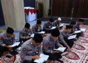 Puncak Peringatan Hari Bhayangkara, Divisi Humas Gelar Khatam Qur’an 79 Kali