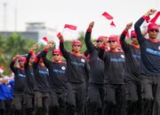 Bukti Nyata Kolaborasi Dengan Masyarakat, Buruh Meriahkan HUT Bhayangkara ke-79