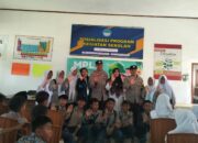 Police Goes to School, Polsek Sanggar Sosialisasi Bahaya Laten Narkoba dan Pencegahan Kenakalan Remaja di SMPN 1 Sanggar