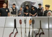 Patroli KRYD di Jalur Rawan, Piket Fungsi Polres Bima Amankan 3 Pemuda dan Empat Busur Panah Lengkap