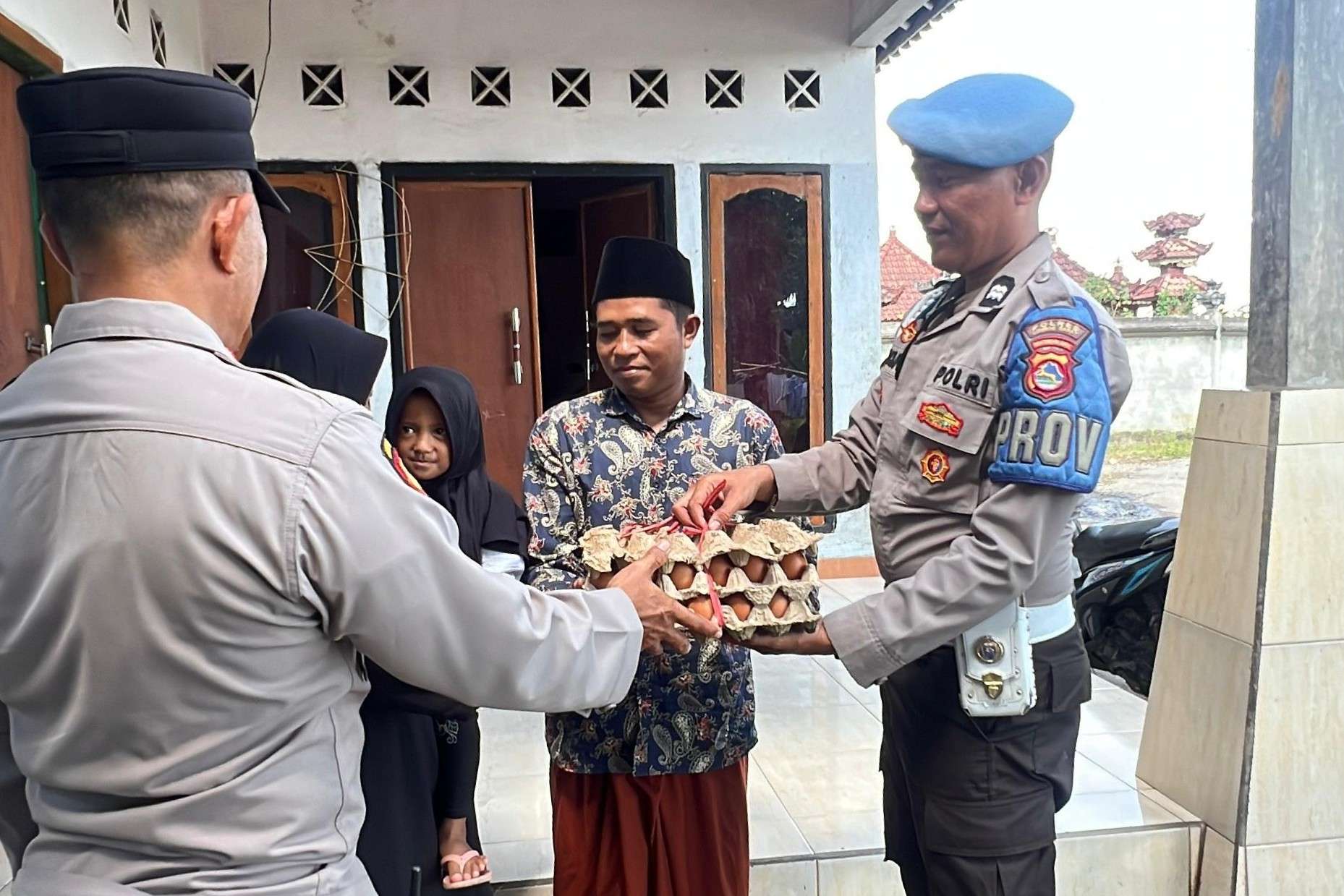 Polres Lombok Barat Gencarkan Gerakan Polsek Kediri Peduli Stunting