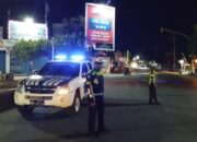 Hadir Mengayomi, Satlantas Polres Bima Gelar Patroli Malam Hari di Sejumlah Titik Rawan