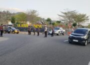 Antisipasi Tindak Kejahatan dan Kemacetan Arus Lalulintas, Satsamapta dan Satlantas Polres Bima Gelar Patroli Gabungan