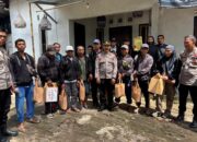 Tukang Ojek Kuripan Tersenyum, Polres Lombok Barat Beri Bantuan Bergizi