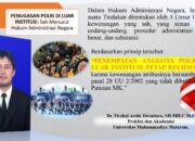 PENUGASAN POLRI DI LUAR INSTITUSI: SAH MENURUT HUKUM ADMINISTRASI NEGARA