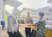 Cek Kualitas, Polsek Gerung Dampingi Penjualan 7 Ton Jagung untuk Cadangan Pangan